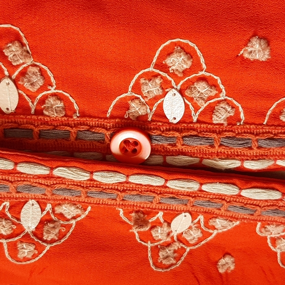 Orange summer blazer - Picture 2 of 5